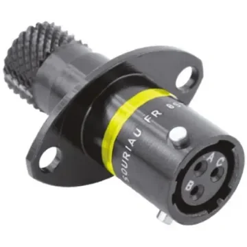 Souriau Sunbank by Eaton Circular Connector, 3 Contacts, Panel Mount, Socket, Female, IP67, 8STA Series - 8STA00898SA product image