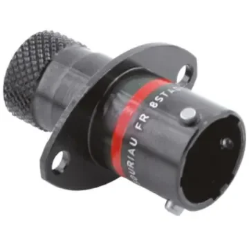 Souriau Sunbank by Eaton Circular Connector, 2 Contacts, Panel Mount, Socket, Male, IP67, 8STA Series - 8STA01002PN product image