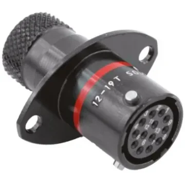 Souriau Sunbank by Eaton Circular Connector, 13 Contacts, Panel Mount, Socket, Female, IP67, 8STA Series - 8STA01035SN product image