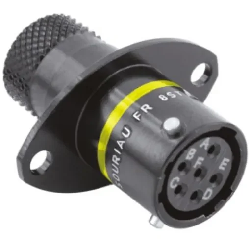 Souriau Sunbank by Eaton Circular Connector, 6 Contacts, Panel Mount, Socket, Female, IP67, 8STA Series - 8STA01098SA product image