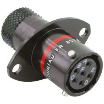 Souriau Sunbank by Eaton Circular Connector, 6 Contacts, Panel Mount, Socket, Female, IP67, 8STA Series - 8STA01098SN product image