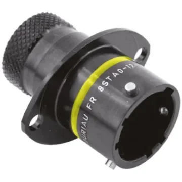 Souriau Sunbank by Eaton Circular Connector, 43 Contacts, Panel Mount, Socket, Male, IP67, 8STA Series - 8STA01243PA product image