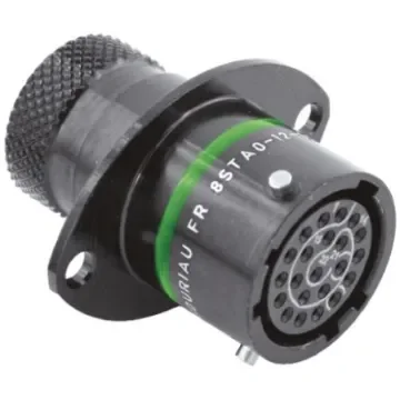 Souriau Sunbank by Eaton Circular Connector, 22 Contacts, Panel Mount, Socket, Female, IP67, 8STA Series - 8STA01235SD product image