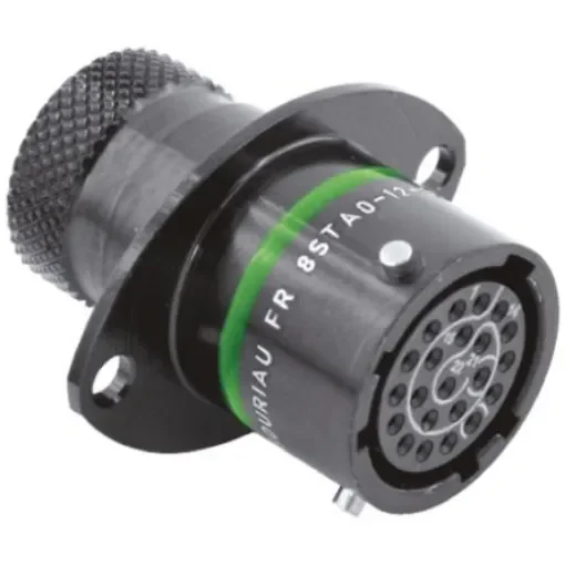 Souriau Sunbank by Eaton Circular Connector, 22 Contacts, Panel Mount, Socket, Female, IP67, 8STA Series - 8STA01235SD product image