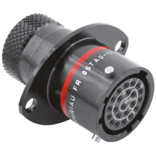 Souriau Sunbank by Eaton Circular Connector, 22 Contacts, Panel Mount, Socket, Female, IP67, 8STA Series - 8STA01235SN product image