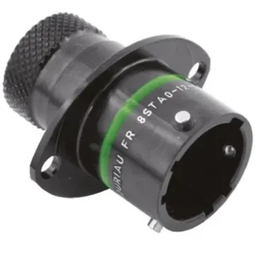 Souriau Sunbank by Eaton Circular Connector, 43 Contacts, Panel Mount, Socket, Male, IP67, 8STA Series - 8STA01243PD product image