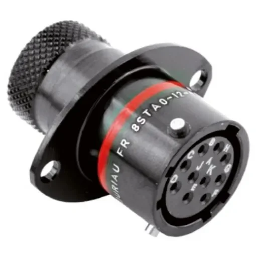 Souriau Sunbank by Eaton Circular Connector, 10 Contacts, Panel Mount, Socket, Female, IP67, 8STA Series - 8STA01298SN product image