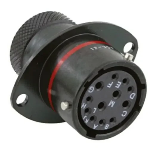 Souriau Sunbank by Eaton Circular Connector, 12 Contacts, Panel Mount, Socket, Female, IP67, 8STA Series - 8STA01497SN product image