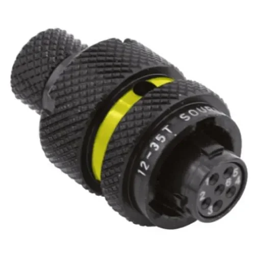 Souriau Sunbank by Eaton Circular Connector, 6 Contacts, Cable Mount, Plug, Female, IP67, 8STA Series - 8STA60835SA product image