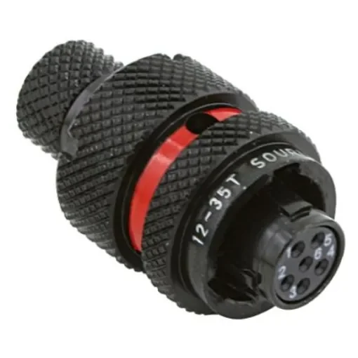 Souriau Sunbank by Eaton Circular Connector, 6 Contacts, Cable Mount, Plug, Female, IP67, 8STA Series - 8STA60835SN product image