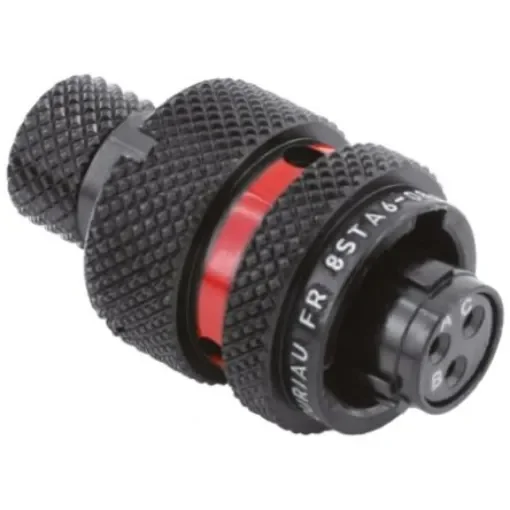 Souriau Sunbank by Eaton Circular Connector, 3 Contacts, Cable Mount, Plug, Female, IP67, 8STA Series - 8STA60898SN product image