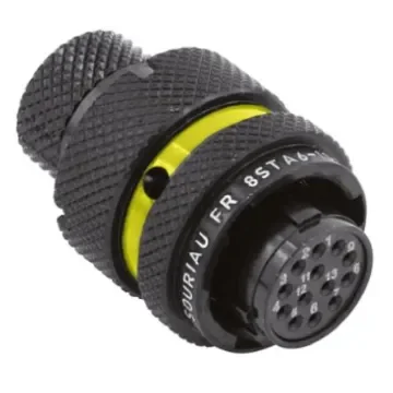 Souriau Sunbank by Eaton Circular Connector, 13 Contacts, Cable Mount, Plug, Female, IP67, 8STA Series - 8STA61035SA product image