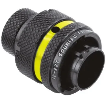 Souriau Sunbank by Eaton Circular Connector, 4 Contacts, Cable Mount, Plug, Male, IP67, 8STA Series - 8STA61204PA product image