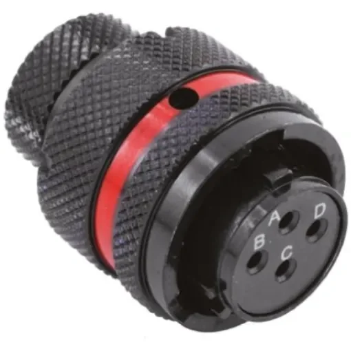 Souriau Sunbank by Eaton Circular Connector, 4 Contacts, Cable Mount, Plug, Female, IP67, 8STA Series - 8STA61204SN product image