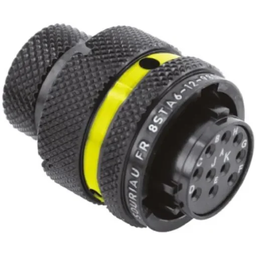 Souriau Sunbank by Eaton Circular Connector, 22 Contacts, Cable Mount, Plug, Female, IP67, 8STA Series - 8STA61235SA product image