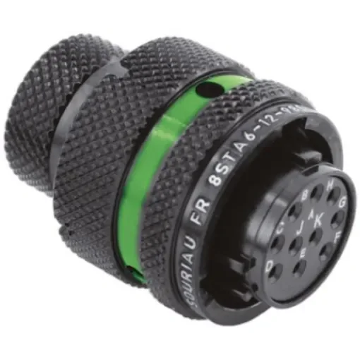 Souriau Sunbank by Eaton Circular Connector, 22 Contacts, Cable Mount, Plug, Female, IP67, 8STA Series - 8STA61235SD product image