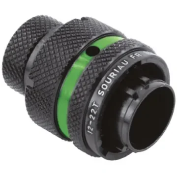 Souriau Sunbank by Eaton Circular Connector, 22 Contacts, Cable Mount, Plug, Male, IP67, 8STA Series - 8STA61235PD product image