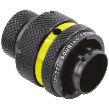 Souriau Sunbank by Eaton Circular Connector, 22 Contacts, Cable Mount, Plug, Male, IP67, 8STA Series - 8STA61235PA product image