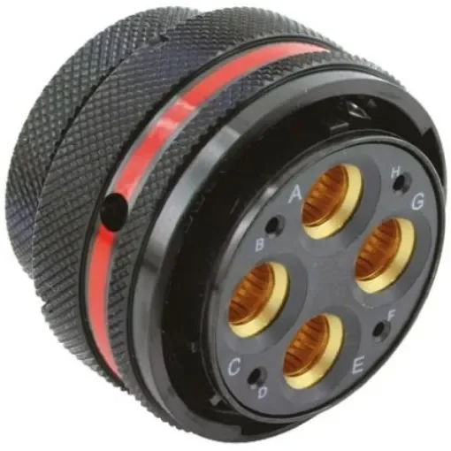 Souriau Sunbank by Eaton Circular Connector, 4 Contacts, Cable Mount, Plug, Female, IP67, 8STA Series - 8STA62444SN product image