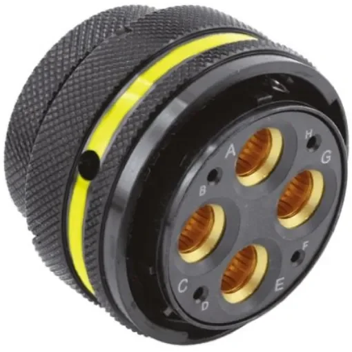 Souriau Sunbank by Eaton Circular Connector, 4 Contacts, Cable Mount, Plug, Female, IP67, 8STA Series - 8STA62444SA product image