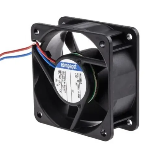 ebm-papst 600 N Series Axial Fan, 12 V dc, DC Operation, 21m³/h, 600mW, 60 x 60 x 25mm - 612NGLE product image