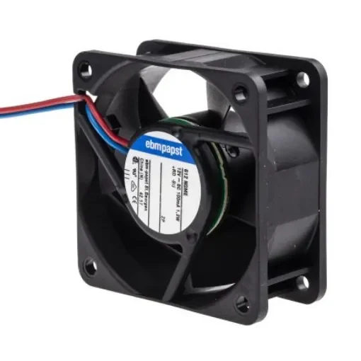 ebm-papst 600 N Series Axial Fan, 12 V dc, DC Operation, 35m³/h, 1.2W, 60 x 60 x 25mm - 612NGME product image