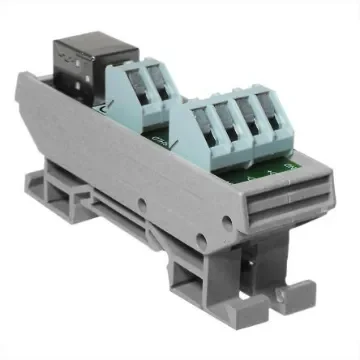 CAMDENBOSS 4-Contact Female Interface Module, Screw Terminal Connector, DIN Rail Mount, 100mA - CIM/USBB product image