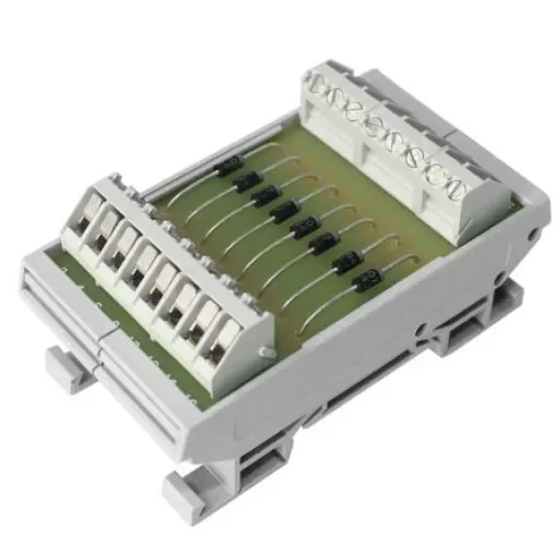 CAMDENBOSS 8-Contact Interface Module, Screw Terminal Connector, DIN Rail Mount, 1A - CIM/8W-D10 product image