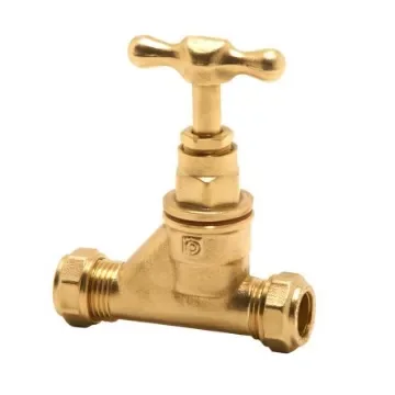 Pegler Yorkshire Brass Stopcock, 28mm - 501009 product image