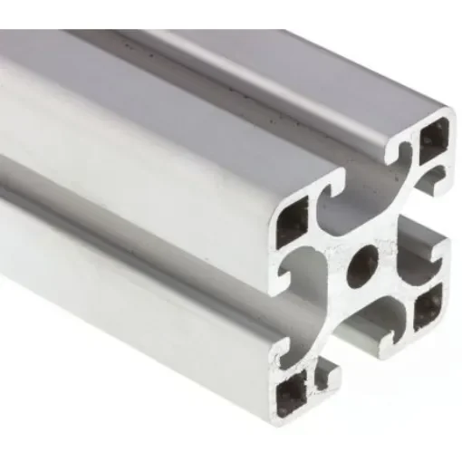 RS PRO Silver Aluminium Profile Strut, 40 x 40 mm, 8mm Groove, 2000mm Length - 7613313 product image