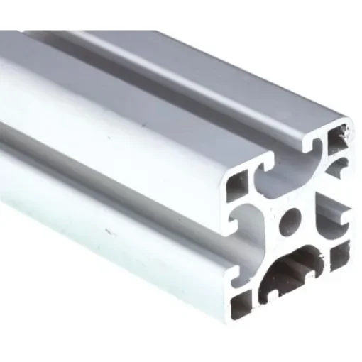 RS PRO Silver Aluminium Profile Strut, 40 x 40 mm, 8mm Groove, 2000mm Length - 7613344 product image