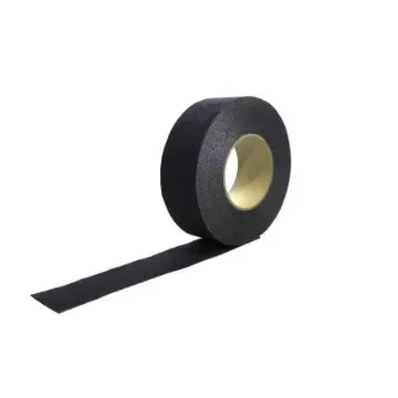 RS PRO Black Polypropylene 18.3m Hazard Tape, 1.05mm Thickness - 7621503 product image