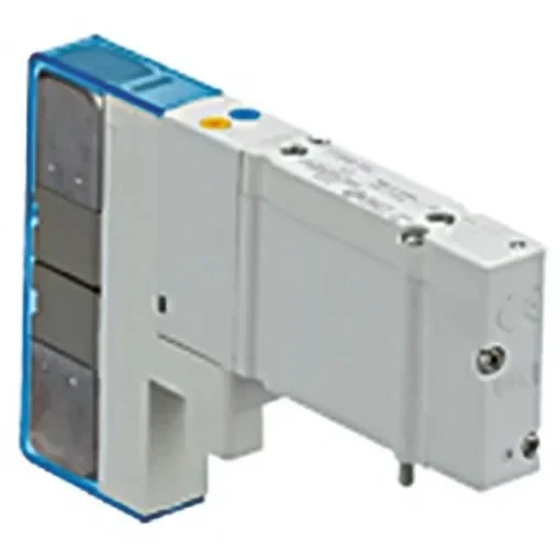 SMC 5/3 Pneumatic Solenoid/Pilot-Operated Control Valve - Pilot/Pilot SY5000 Series 24V dc - SY5300-5U1-NA product image