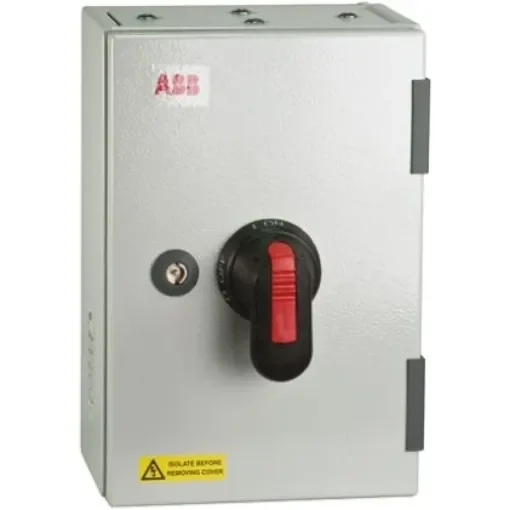ABB 3 + N Pole Wall Mount Isolator Switch - 32A Maximum Current - OS32TPN-A product image