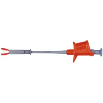 Schutzinger Red Grabber Clip with Crocodile Jaws, 6A, 1kV, 4mm Socket - SKPS 6925 / RT product image