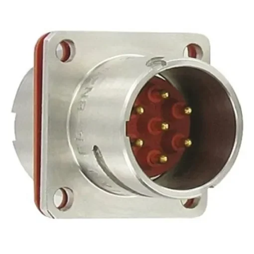Souriau Sunbank by Eaton Circular Connector, 7 Contacts, Cable Mount, Plug, Male, IP68, IPX6, 8N45 Series - 8N45S211125NC product image