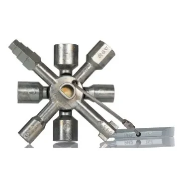 Knipex Diecast Zinc 17-way Control Cabinet Key - 00 11 01 product image