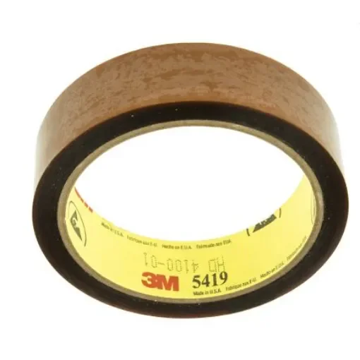 3M Scotch 5419 Yellow Polyimide Film Electrical Tape, 25mm x 33m - 5419 25mm x 33m product image