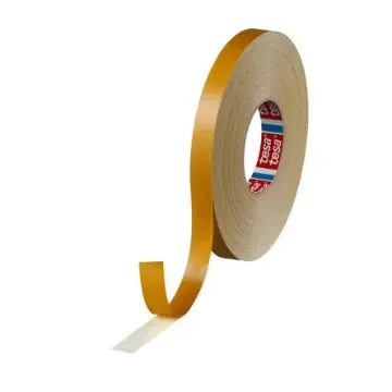Tesa 4964 White Double Sided Cloth Tape, 390mm Thick, 7,6 N/cm, Cloth Backing, 19mm x 50m - 04964-00075-00 product image