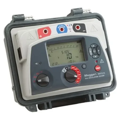 Megger MIT515 Insulation Tester, 250V Min, 5000V Max, 10TO Max, CAT IV - 1002-690 product image