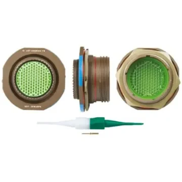 Souriau Sunbank by Eaton, 8D, Copper Alloy 128 Way Panel Mount MIL Spec Circular Connector Receptacle, Pin - 8D725W35PN product image
