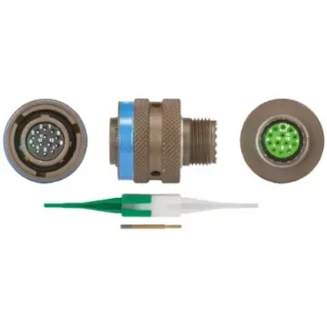 Souriau Sunbank by Eaton, 8LT, Copper Alloy 13 Way Cable Mount MIL Spec Circular Connector Plug, Socket Contacts,Shell - 8LT511B35SN product image