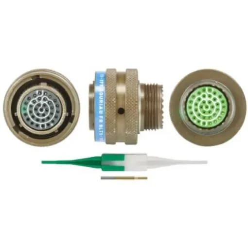 Souriau Sunbank by Eaton, 8LT, Copper Alloy 37 Way Cable Mount MIL Spec Circular Connector Plug, Socket Contacts,Shell - 8LT515B35SN product image