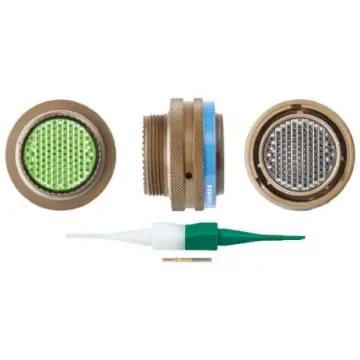 Souriau Sunbank by Eaton, 8LT, Copper Alloy 100 Way Cable Mount MIL Spec Circular Connector Plug, Socket Contacts,Shell - 8LT523B35SN product image