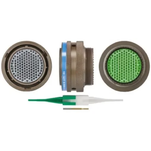 Souriau Sunbank by Eaton, 8LT, Copper Alloy 128 Way Cable Mount MIL Spec Circular Connector Plug, Socket Contacts,Shell - 8LT525B35SN product image