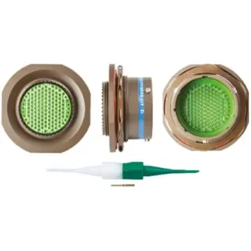 Souriau Sunbank by Eaton, 8LT, Copper Alloy 128 Way Panel Mount MIL Spec Circular Connector Receptacle, Pin - 8LT725B35PN product image