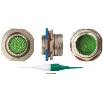 Souriau Sunbank by Eaton, 8D, Copper Alloy 79 Way Panel Mount MIL Spec Circular Connector Receptacle, Pin - 8D721F35PN product image