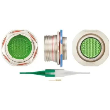 Souriau Sunbank by Eaton, 8D, Copper Alloy 100 Way Panel Mount MIL Spec Circular Connector Receptacle, Pin - 8D723F35PN product image