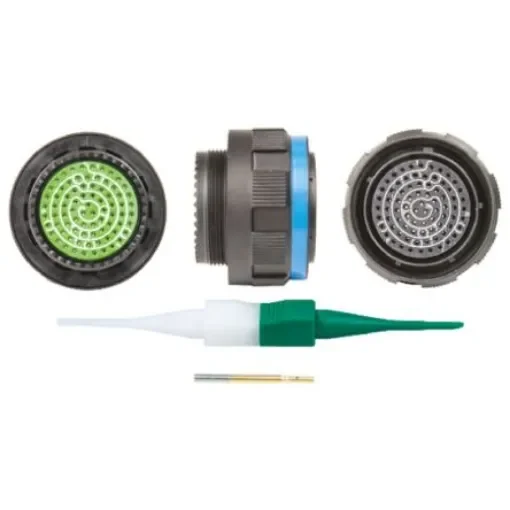 Souriau Sunbank by Eaton, 8D, Copper Alloy 79 Way Cable Mount MIL Spec Circular Connector Plug, Socket Contacts,Shell - 8D521Z35SN product image