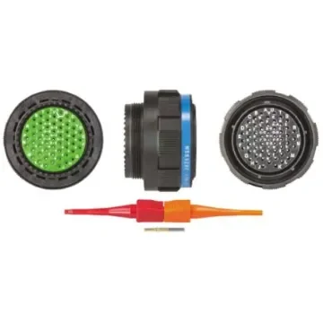 Souriau Sunbank by Eaton, 8D, Copper Alloy 55 Way Cable Mount MIL Spec Circular Connector Plug, Socket Contacts,Shell - 8D523Z55SN product image